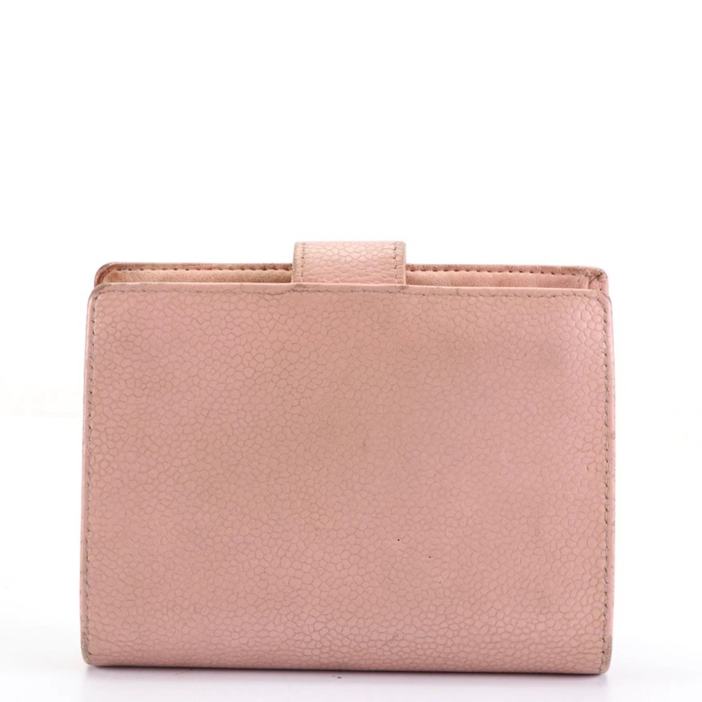 Chanel Caviar leather wallet pink - Picture 2 of 8